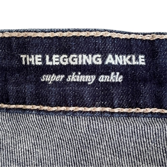 Ag Adriano Goldschmied The Legging Ankle Super Skinny Jeans Distressed Crop - Picture 9 of 17